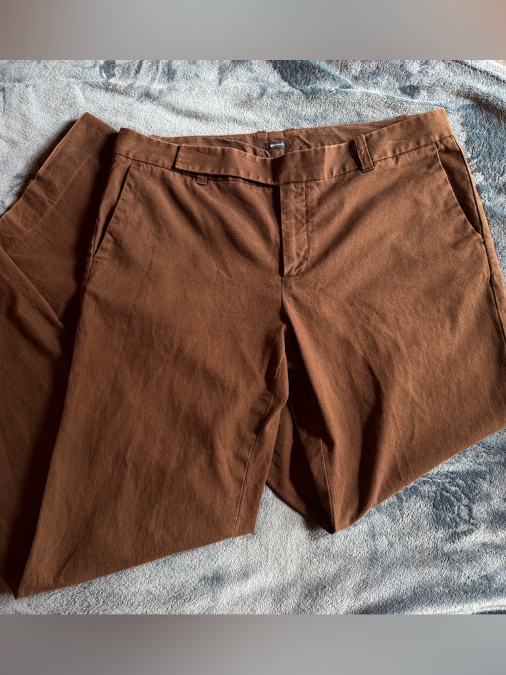 Gap Classic Straight-Leg Brown Pants